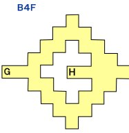 ドラクエ1のガライの墓のB4F攻略マップ