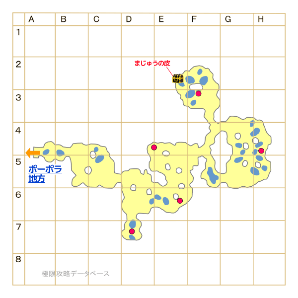 ペシュヤ地下空洞キラキラマップ