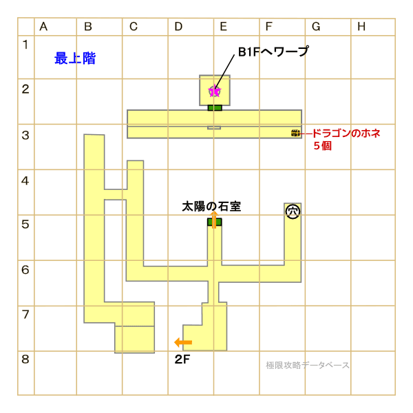 真のピラミッド3階マップ