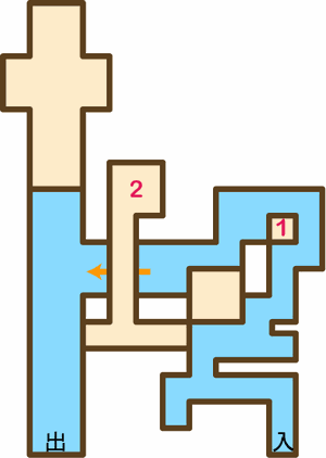 【ドラクエ５】海の神殿の攻略マップ