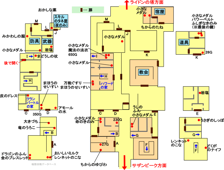 攻略マップ リブルアーチ