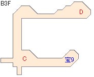 【ドラクエ9】川崎ロッカーの地図のダンジョン攻略マップB3F