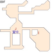 【ドラクエ9】川崎ロッカーの地図のダンジョン攻略マップB9F