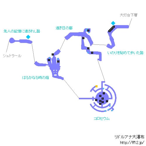 Ff12 攻略マップ リドルアナ大瀑布 極限攻略